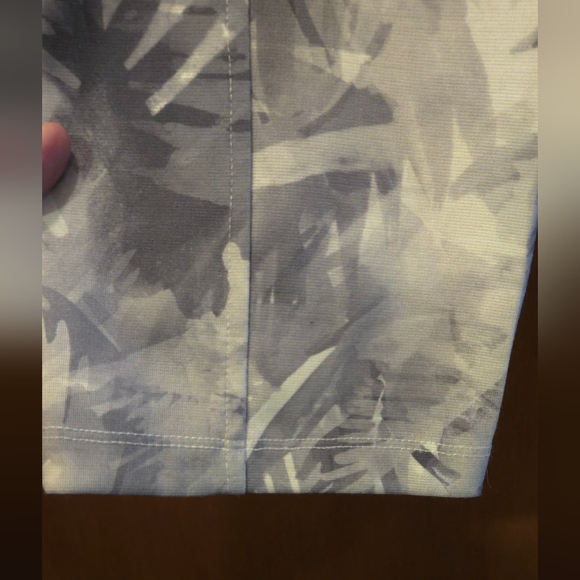 Simply Noelle White & gray stretchy Leggings szL/XL - Picture 5 of 7